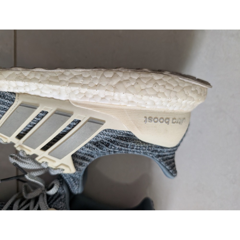Adidas UltraBoost 4.0 Mens Grey Cream Running Shoes CM8272 Primeknit Sneaker - Picture 5 of 11